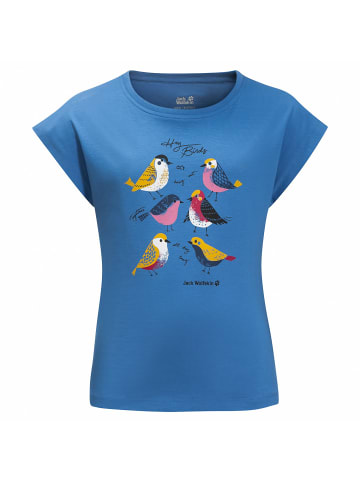 Jack Wolfskin TWEETING BIRDS T in Blau