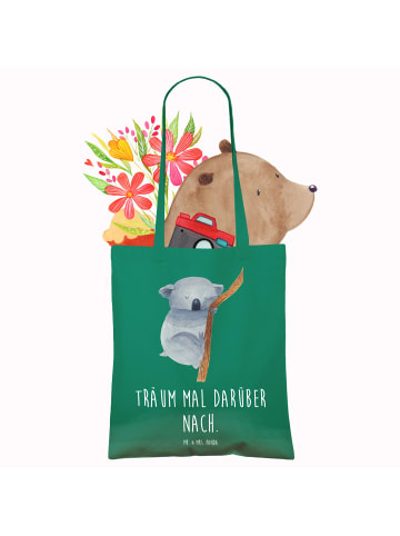 Mr. & Mrs. Panda Shopping Tasche Koalabär mit Spruch in Mint
