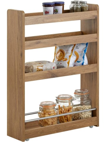 SoBuy Nischenregal in Natur - (B)18,5 x (H)81 x (T)60cm