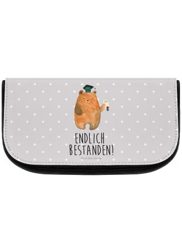 Mr. & Mrs. Panda Organizer Bär Prüfung mit Spruch in Grau Pastell