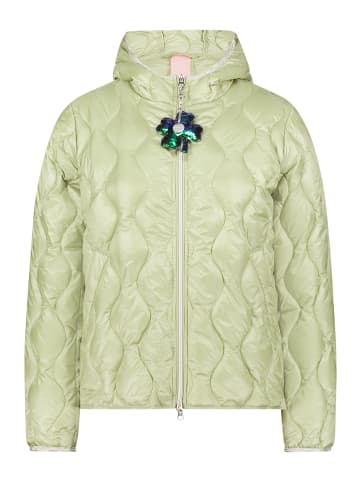 CARTOON Steppjacke mit Eingrifftaschen in Swamp
