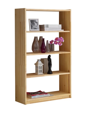 TICAA Standregal Bücherregal H145cm in Natur