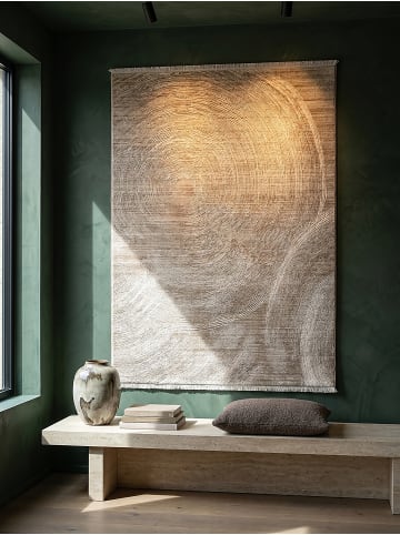 KADIMA DESIGN Teppich Kurzflor Abstrakt pflegeleicht Wohnzimmer Schlafzimmer Flur in Beige