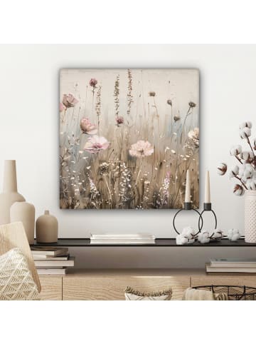 MuchoWow Leinwand bilder Blumenfeld (BxH)