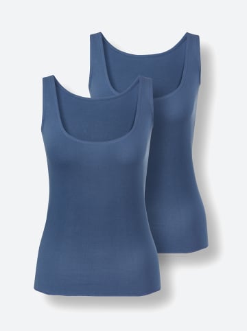 WITT WEIDEN Achseltop in jeansblau