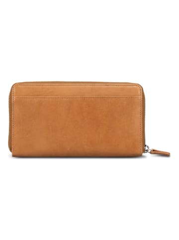 Jost Rana Geldbörse RFID Schutz Leder 19 cm cognac