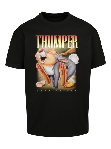 F4NT4STIC Heavy Oversize T-Shirt Disney Bambi Thumper Klopfer Montage in schwarz