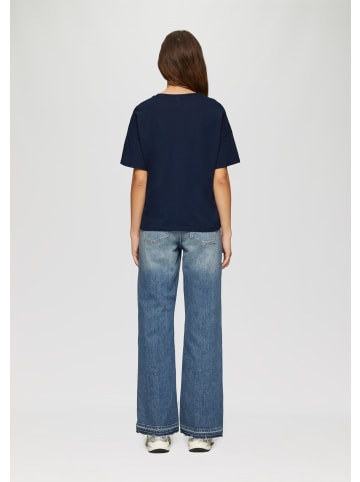 QS T-Shirt  in  58D0_tiefblau