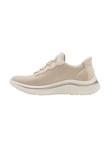 Tamaris Comfort-Sneaker aus Leder in Low-Top-Ausführung Beige