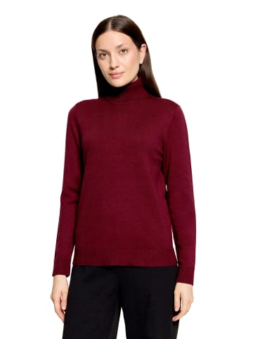 Betty Barclay Rollkragenpullover langarm in Maroon Banner