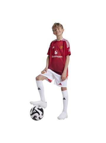 adidas Manchester United Fußball - Jr. Heimtrikot 24/25 (red, 176) in rot