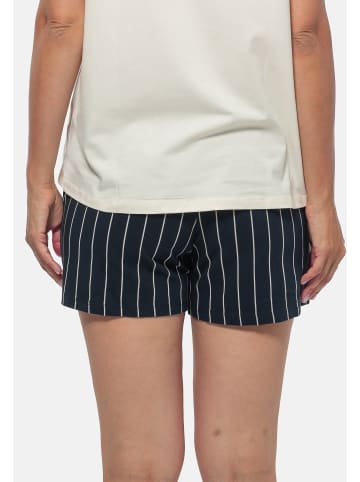 Schiesser Schlafanzug Hose Mix & Relax Cotton in Dunkelblau gestreift