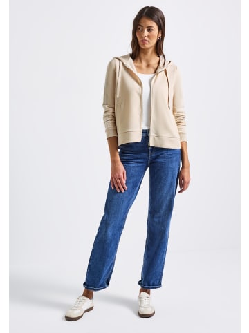 Street One Kapuzenjacke mit Dekotape in Tusk Cream