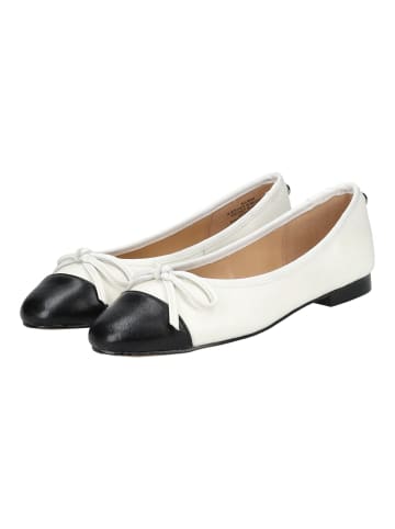 Steve Madden Ballerinas in Weiß/Schwarz