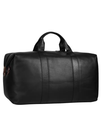 Bugatti Reisetasche CORSO DELUXE echt Leder in schwarz