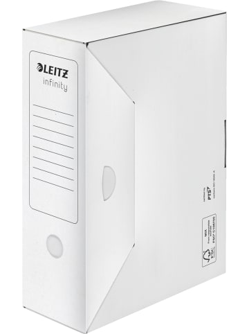 Leitz Archivbox Infinity A4 100mm weiß