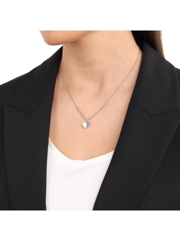 s.Oliver Halskette mit Anhänger in silber – (L)45cm