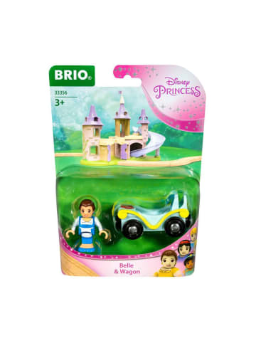 Brio Kreativität BRIO Disney Princess Belle mit Waggon Ab 3 Jahre in bunt