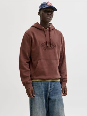 Jack & Jones Kapuzenpullover in Deep Mahogany