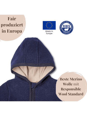 Hofbrucker Wollwalk Overall in Marine