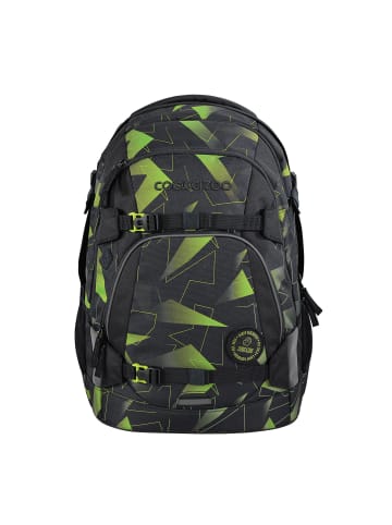 Coocazoo Schulrucksack MATE Lime Flash in Schwarz/Grün