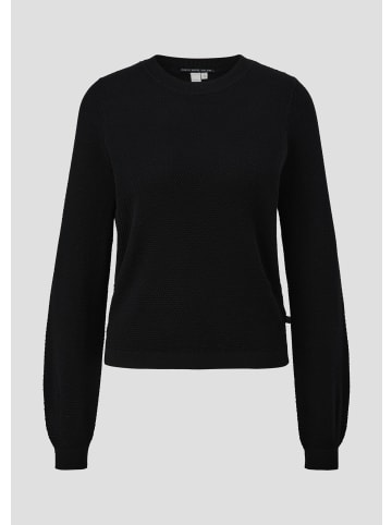 QS Strickpullover in 9999_schwarz