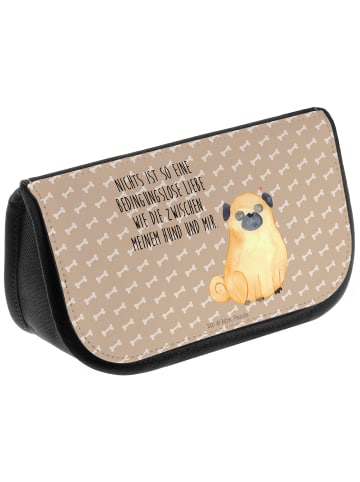 Mr. & Mrs. Panda Toiletry Bag Mops mit Spruch in Hundeglück