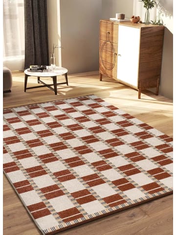 Atticgo Kurzflor-Teppich ASTRA in kupfer/beige