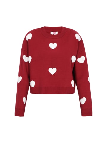 myMo Sweater in wine red