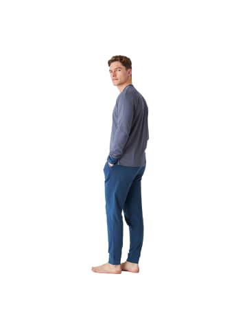 J and J Brothers Schlafanzug in Blue