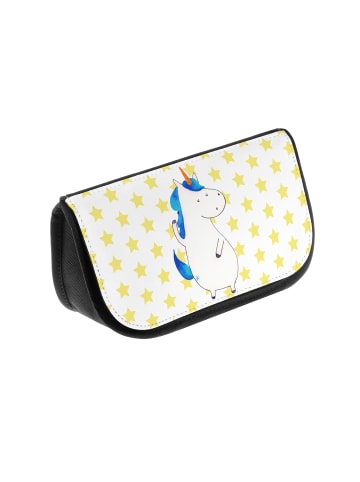 Mr. & Mrs. Panda Waschbeutel Einhorn Mann ohne Spruch in Weiß