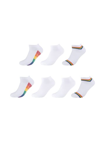 camano Sneakersocken 7er Pack ca-soft in rainbow