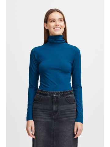 b.young Longsleeve Pamila roll neck - 20802565 in blau