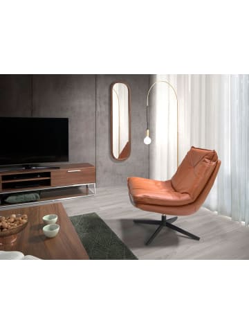 Angel Cerdá Drehbarer Sessel 5096 in Braun / Walnuss – (B)75 x (H)90 x (T)87 cm
