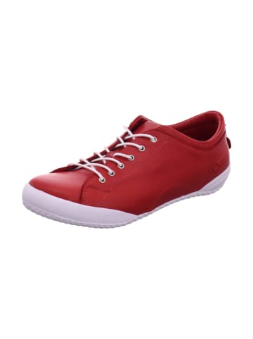 Esgano Damenschnürrschuhe halb sportlicher Boden Da.-Sporty in  Rot
