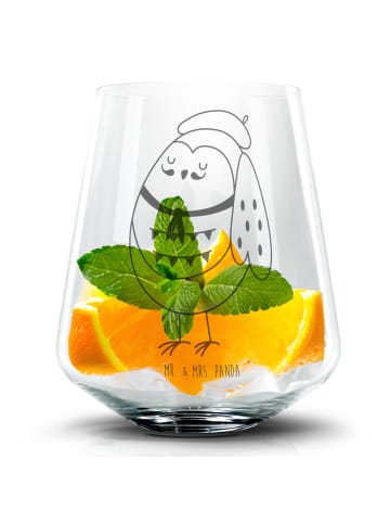 Mr. & Mrs. Panda Whiskyglas Eule Frankreich ohne Spruch in Transparent
