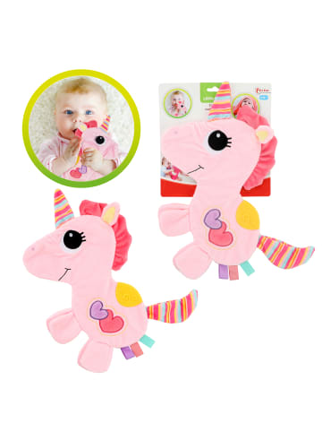 Toi-Toys Baby Knistertuch Einhorn in rosa