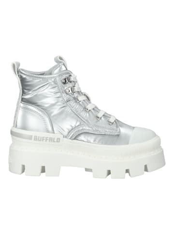 Buffalo Sneaker in Silber/Weiß