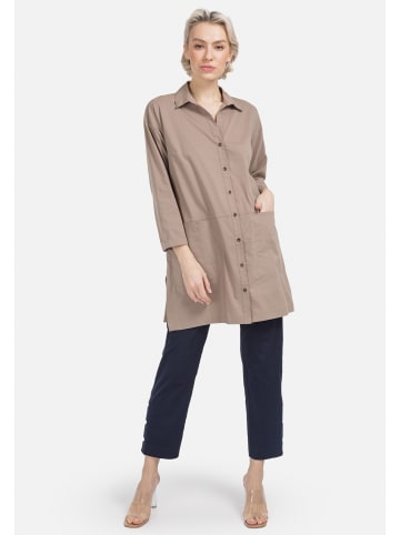 HELMIDGE Longbluse Langbluse in beige