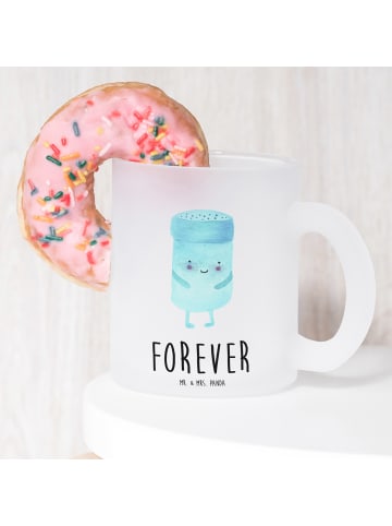 Mr. & Mrs. Panda Teetasse Beste Freunde Salz mit Spruch in Transparent