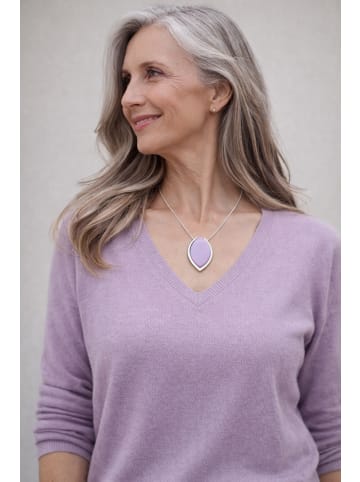 collezione alessandro Kurze Kette " Celeste " in lila