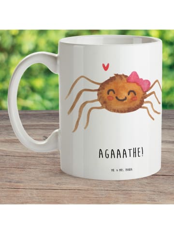 Mr. & Mrs. Panda Trinklernbecher Spinne Agathe Freude mit Spruch in Weiß