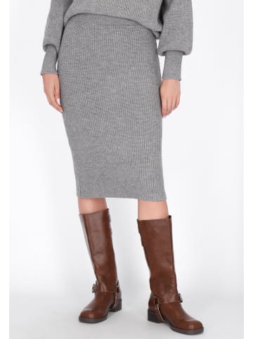 DreiMaster Women Skirt in grey melange