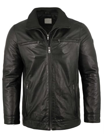 Bugatti Lederjacke Lammnappa in Schwarz