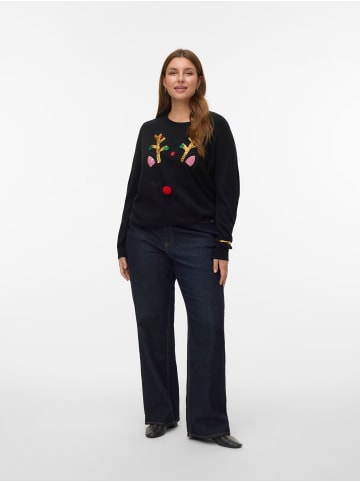 Vero Moda Strickpullover in Black