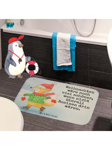 Mr. & Mrs. Panda Badvorleger Fuchs  Schlittschuhe Design mit Spruch in Weiß