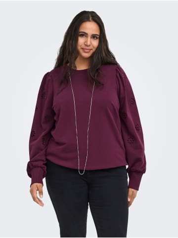 ONLY Carmakoma Sweatshirt in Fig