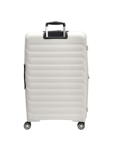 D&N Travel Line 4700+ - 4-Rollen-Trolley L 78 cm erw. (schwarz) in cream white
