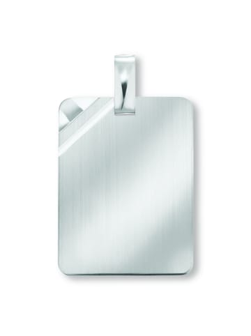 ONE ELEMENT  Gravurplatte Anhänger aus 925 Silber in silber