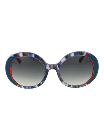 comma Frauen Sonnenbrille Rund Blau